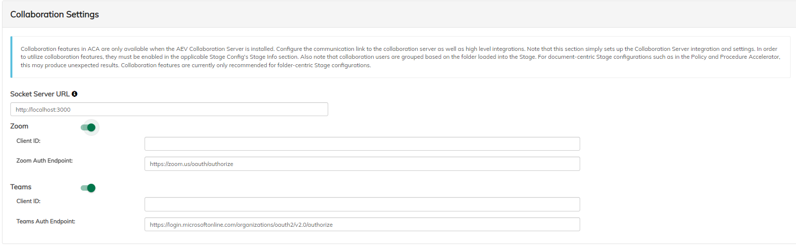 Content Accelerator Stage Collab