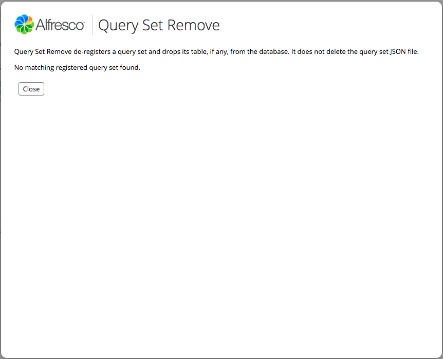RefQuery Set Note Removed