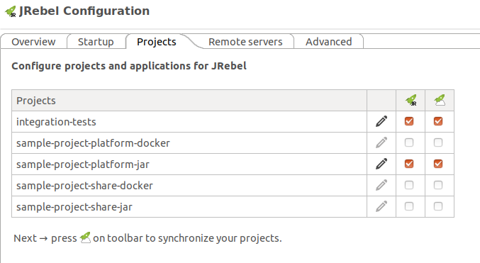 sdk-jrebel-eclipse-projects