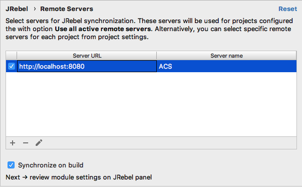 sdk-jrebel-intellij-servers