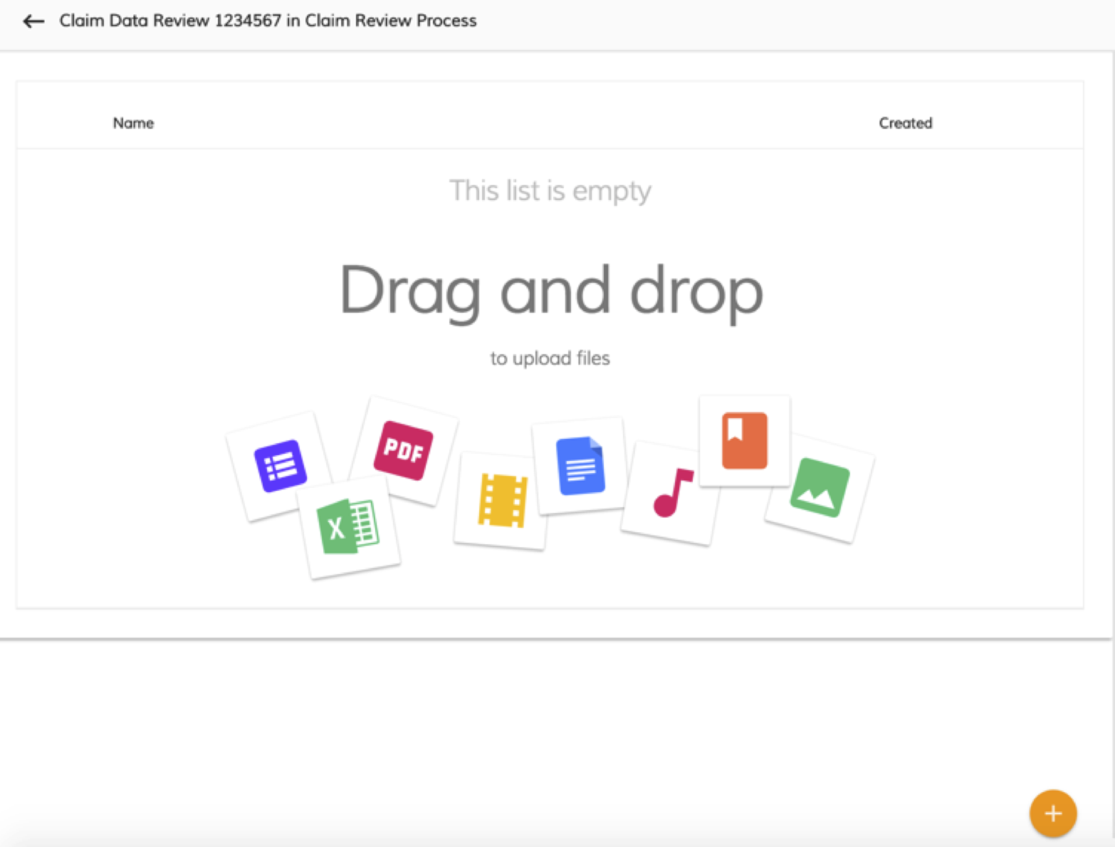 Process Workspace Upload